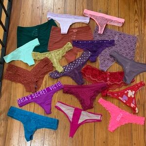 Over 100 pairs of Victoria’s Secret Panties - Colorful Variety